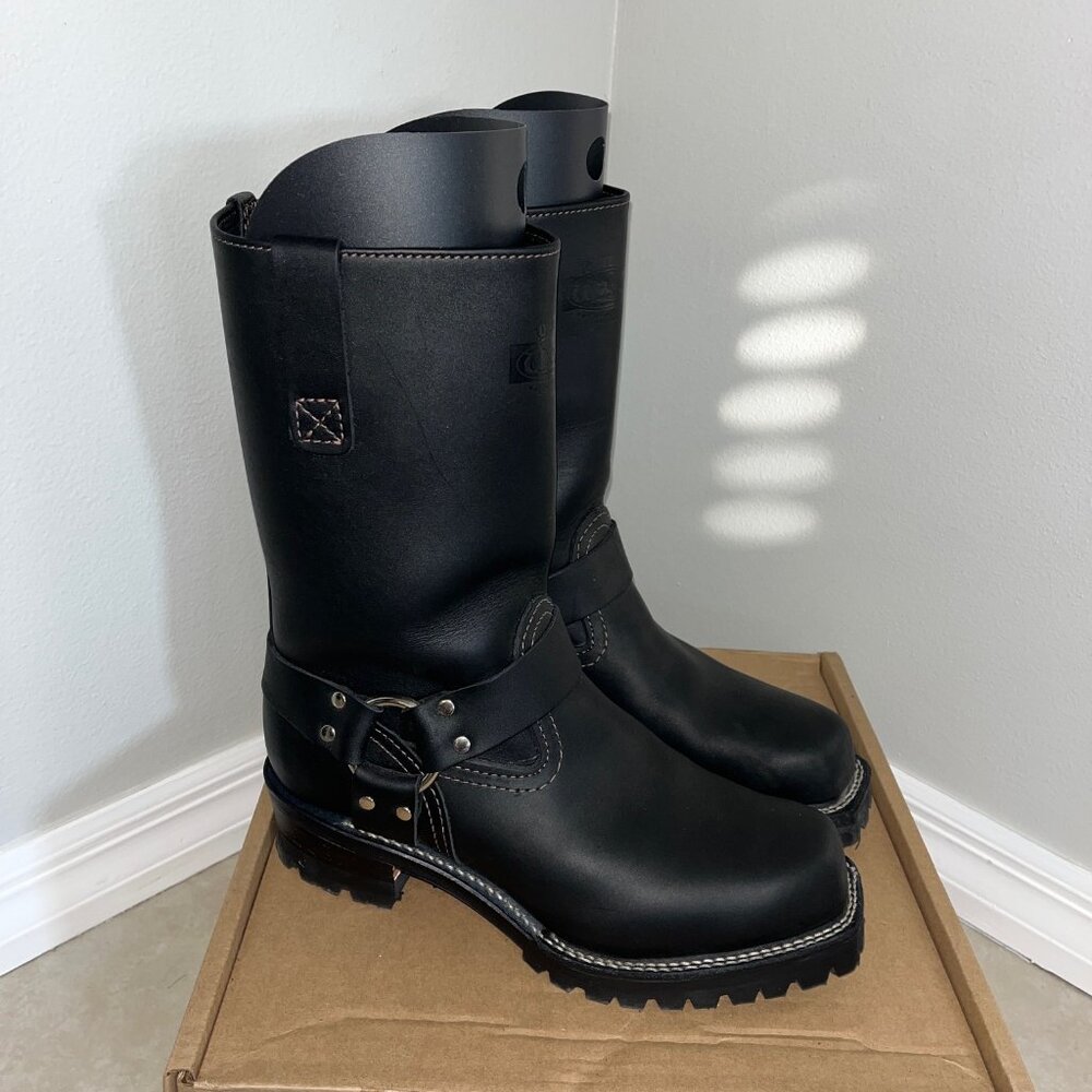 Sold - Wesco 11" Harness Boots Size US Mens 10.5 EE